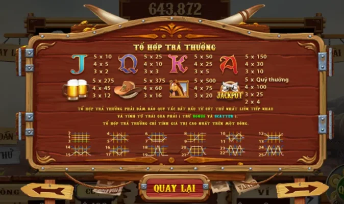 Tuyệt Chiêu Hoàn Thành 20 Vòng Quay Game Slot Miền Viễn Tây Tại B52Club Thần Tốc